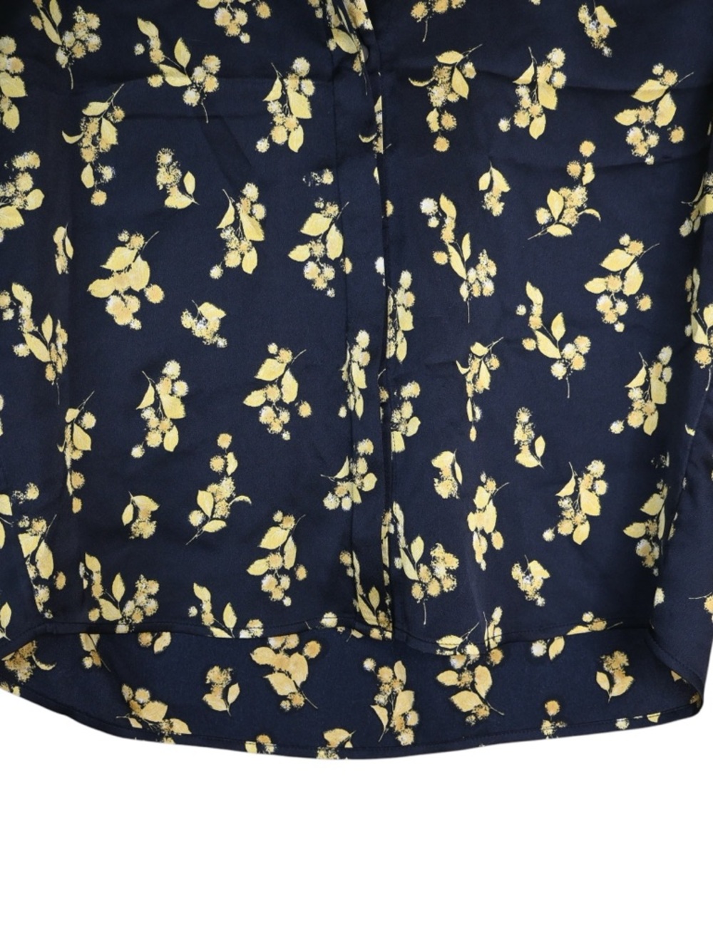 Vince Women's XS Dandelion Button Front Cap Sleeve Blouse - Picture 6 of 10